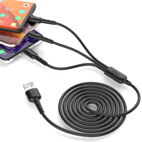 كابل متعدد MX-CB13 USB to Lightning / Type-C / micro