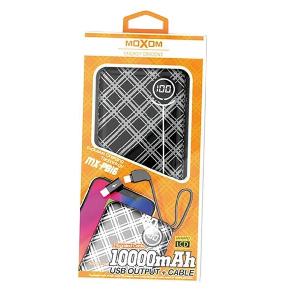 باور بنك موكسوم Pb16 سعة 10000 مللي امبير